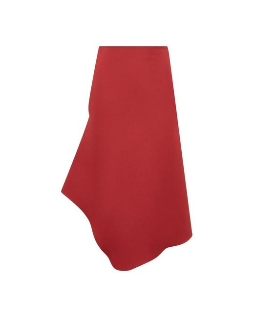 Calcaterra Red Midi Skirts