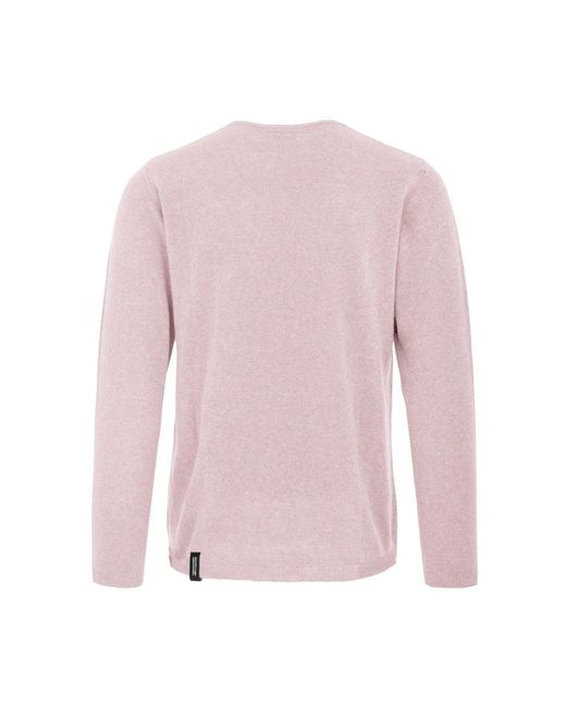 Bomboogie Pink Round-Neck Knitwear for men