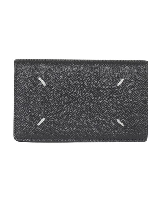 Maison Margiela Schwarze geldbörsen in Gray für Herren