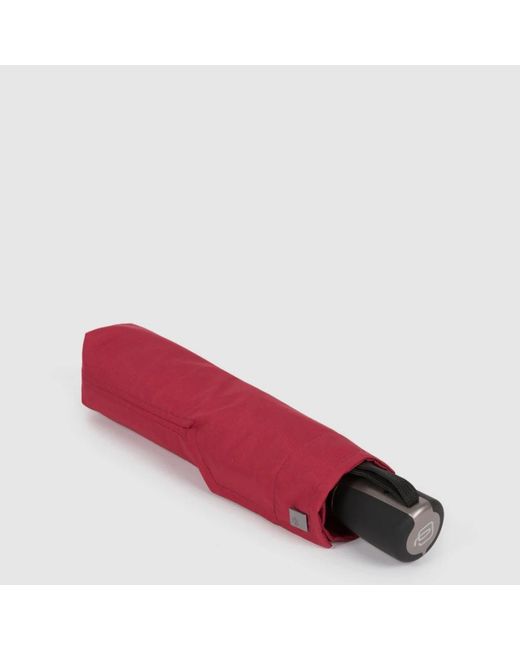 Piquadro Windfester Regenschirm in Red für Herren