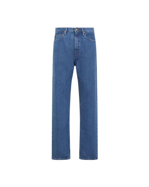 Jil Sander Blue Straight Jeans for men