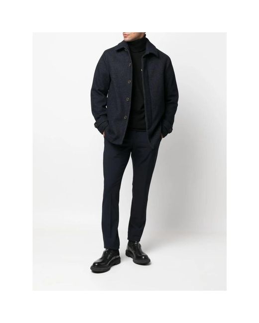 Dondup Blue Slim-Fit Trousers for men