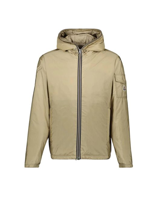 Moncler Jassen ,Nylon Evettes Hooded Jacket in het Green voor heren