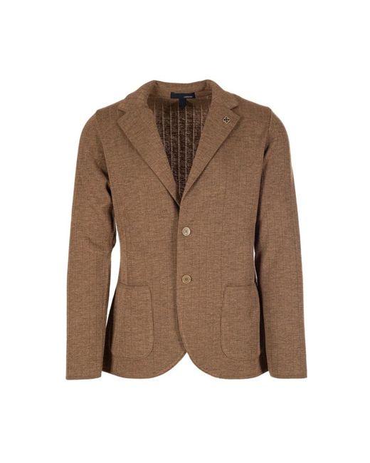 Lardini Brown Blazers for men