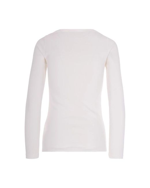 DIESEL White Long Sleeve Tops