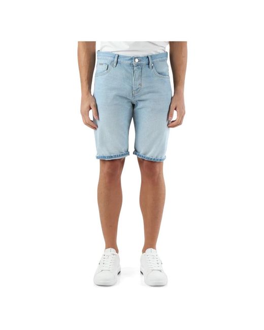 Antony Morato Blue Denim Shorts for men