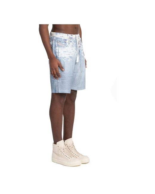 Shorts > denim shorts DIESEL pour homme en coloris Blue