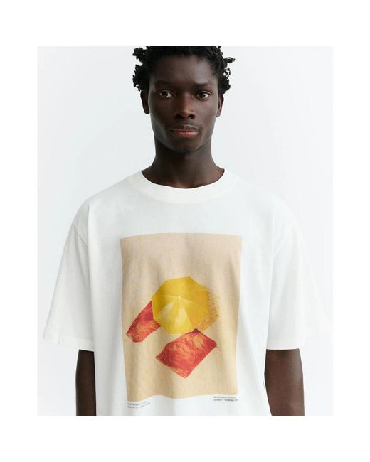 Thinking Mu Tops ,Wit ,T-Shirts in het White voor heren