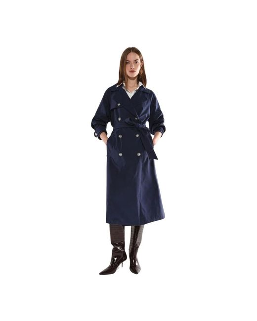 Imperial Blue Belted Coats