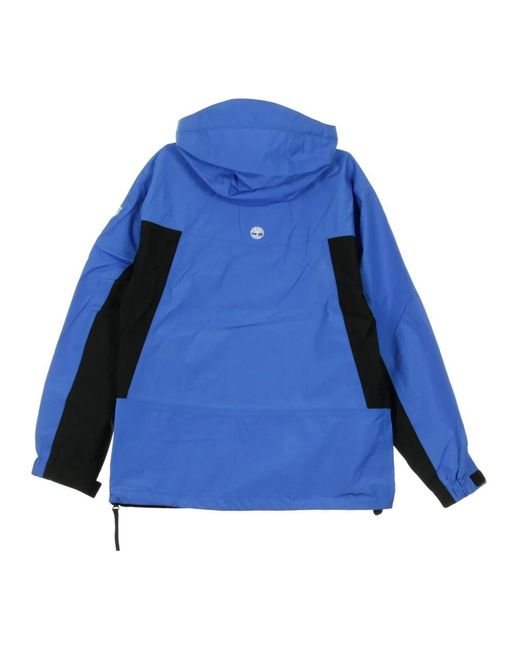 Timberland Jassen ,Blauw ,Polyester Waterdichte Windbreaker Pullover in het Blue voor heren