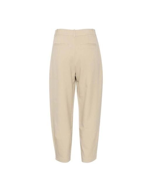 Kaffe Natural Tapered Trousers