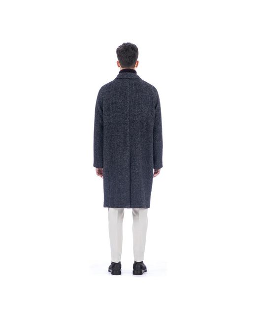 Coats > single-breasted coats Tagliatore pour homme en coloris Blue