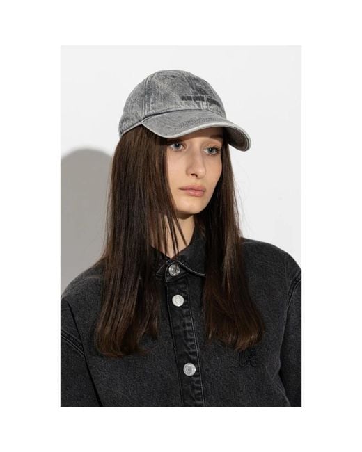 Anine Bing Gray Caps