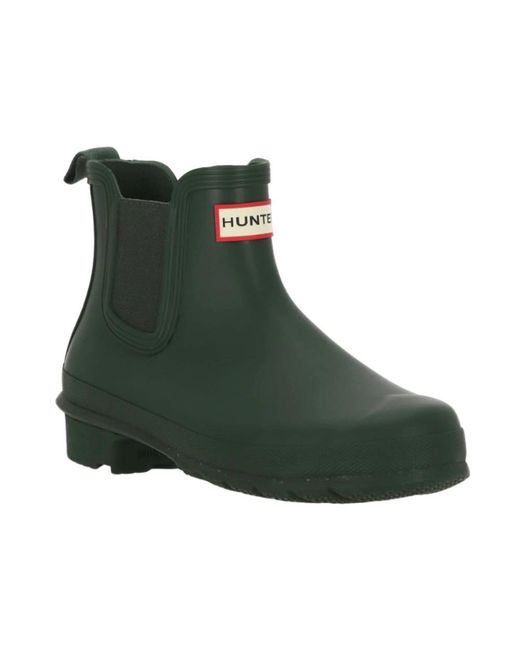 Hunter Green Rain Boots