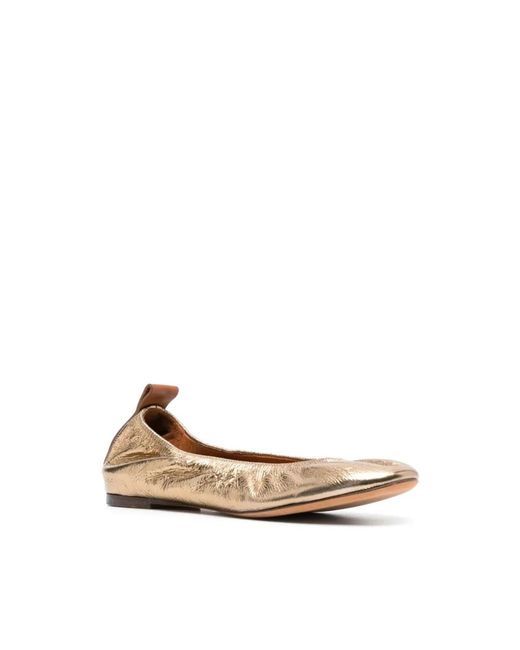 Lanvin Natural Ballerina Shoes