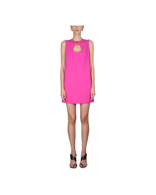 Versace Pink Short Dresses