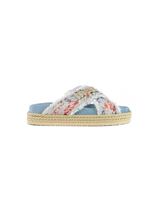 Sliders Mou en coloris Blue