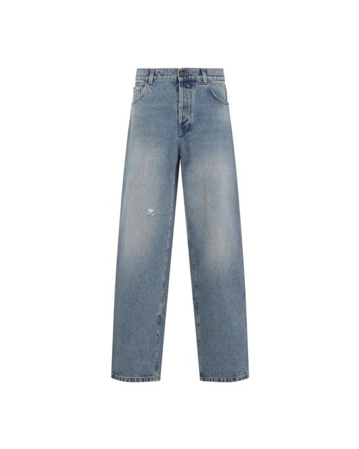 Moschino Blue Cotton Jeans