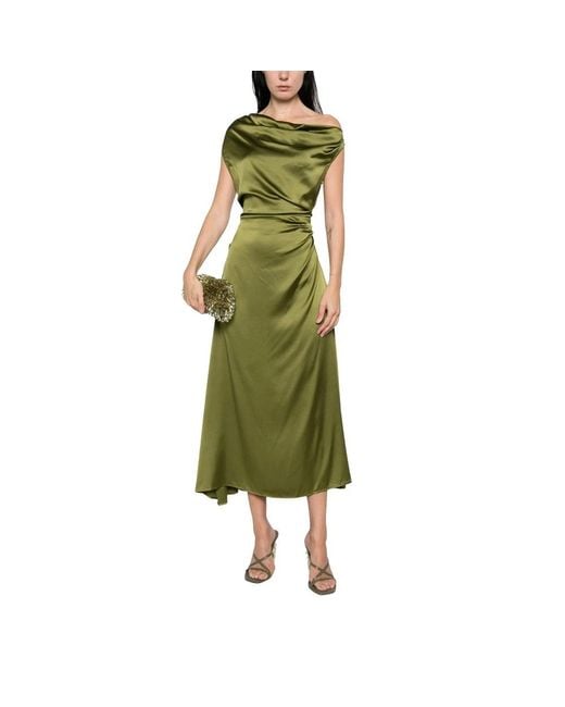 Staud Midi Jurk in het Green