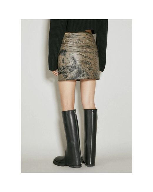 Eytys Green Short Skirts