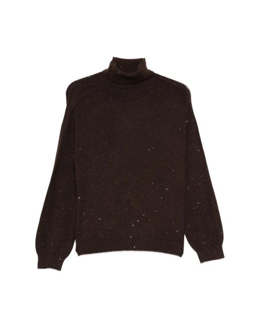 Liu Jo Brown Brauner Pullover Marrone Aw25