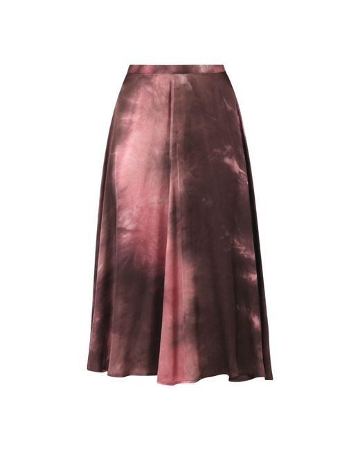 Maliparmi Purple Midi Skirts