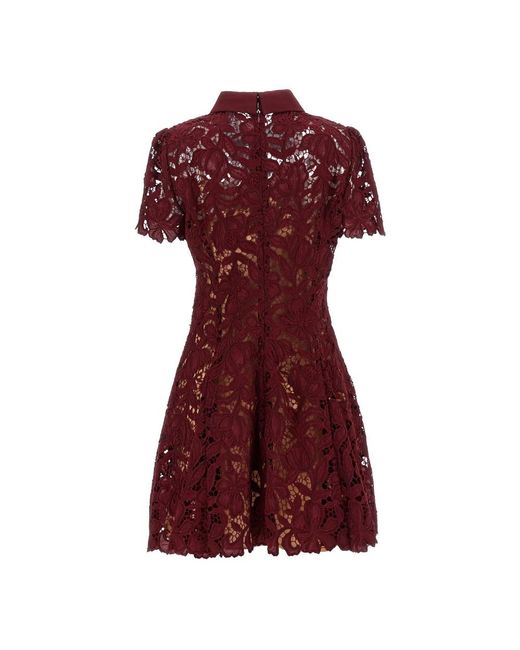 Self-Portrait Red Short Dresses