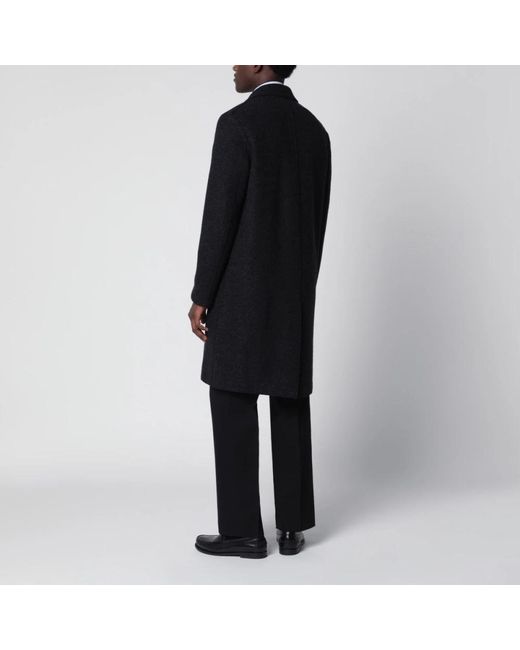 Harris Wharf London Black Single-Breasted Coats for men