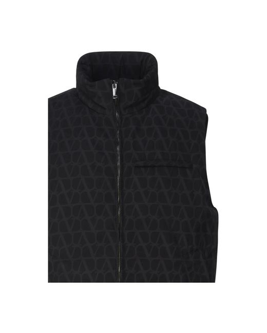 Valentino Garavani Black Waistcoats for men