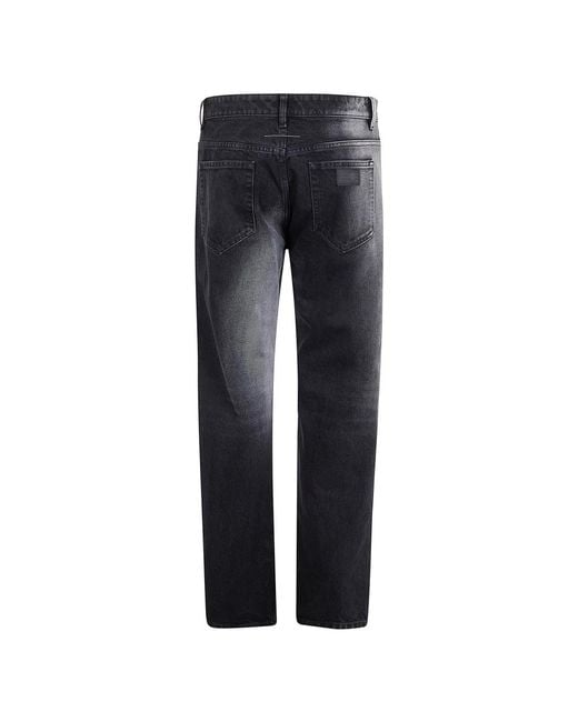 MM6 by Maison Margiela Straight-Leg Jeans in het Blue voor heren