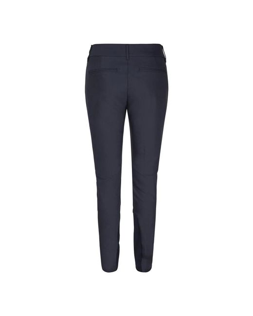Mos Mosh Broeken ,Blauw ,Katoen Nachtbroek Met Ribboorden in het Blue
