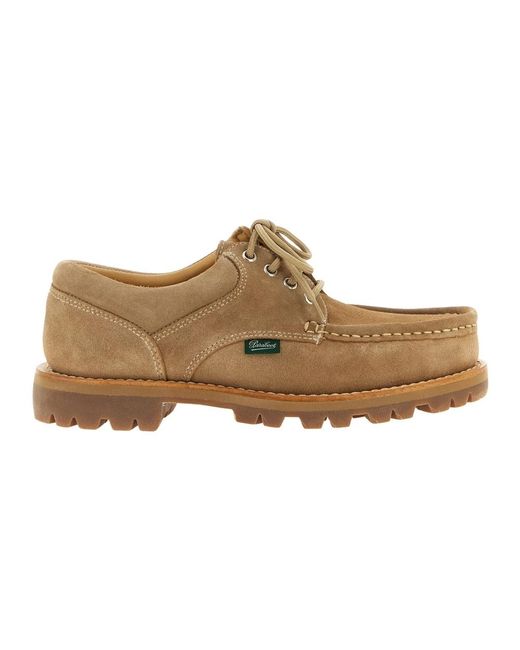 Paraboot Brown Laced Shoes for men
