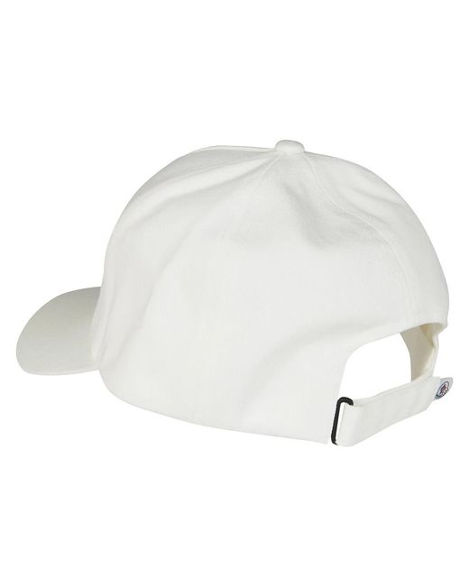 Moncler White Cappello Baseball