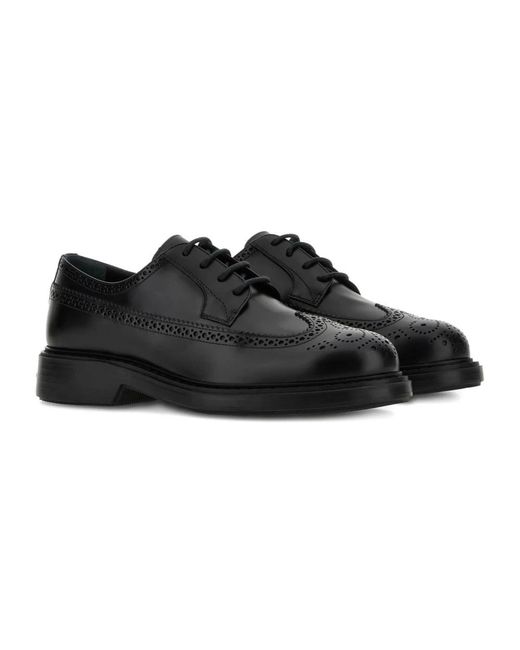 Hogan Black Laced Shoes for men
