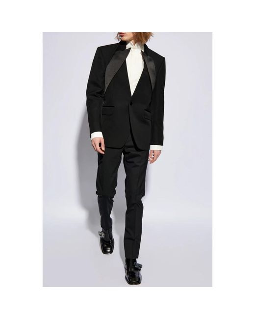Dolce & Gabbana Black Suit Trousers for men