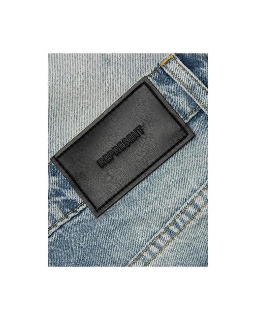 Represent Rechte Jeans in het Blue voor heren