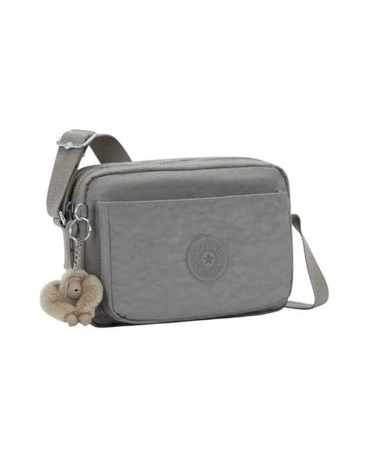 Kipling Stijlvolle Compacte Schoudertas Met Zakken in het Gray