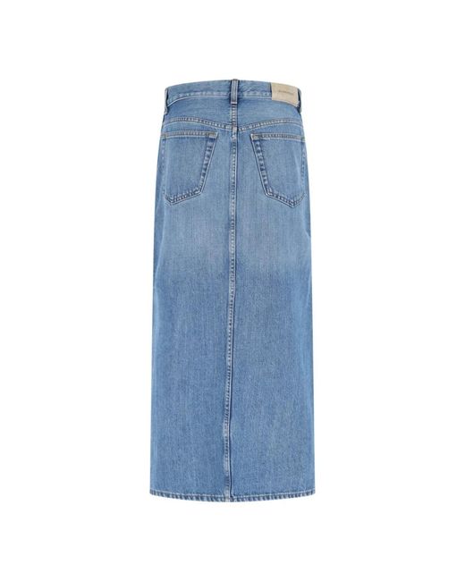 Givenchy Blue Denim Skirts