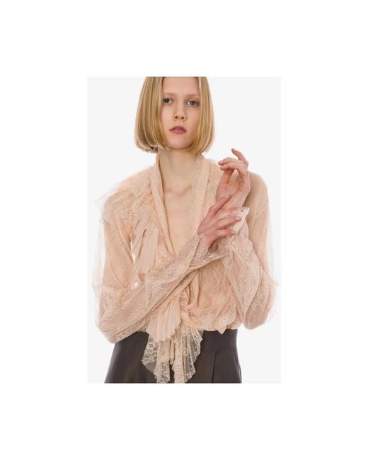 Alberta Ferretti White Blouses