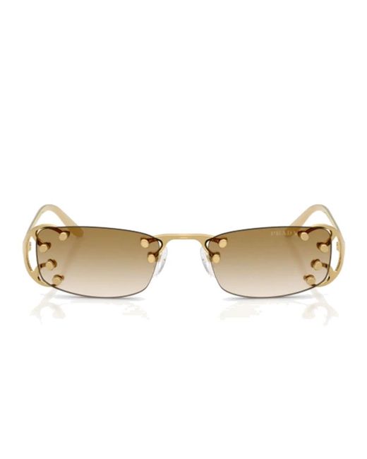 Prada Metallic Sunglasses