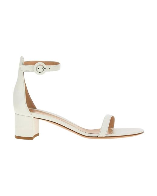 Gianvito Rossi Metallic High Heel Sandals