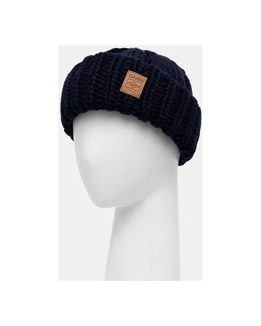 Beanies di Ganni in Blue
