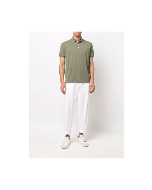 Mauro Ottaviani Olivgrünes poloshirt in Green für Herren
