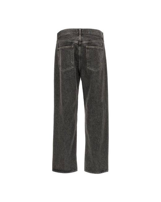 Agolde Gray Straight Jeans for men