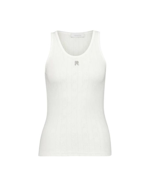 Rabanne White Sleeveless Tops