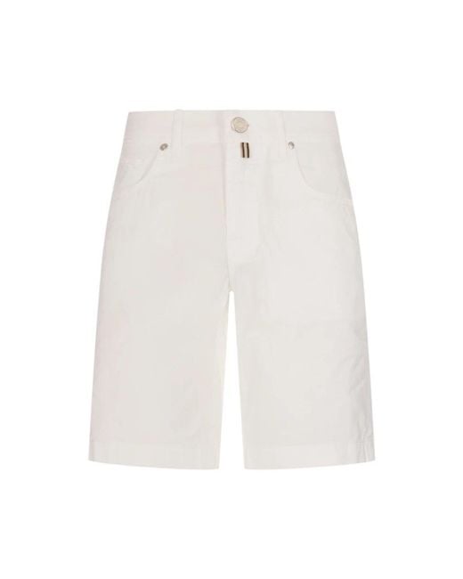 Jacob Cohen White Casual Shorts for men