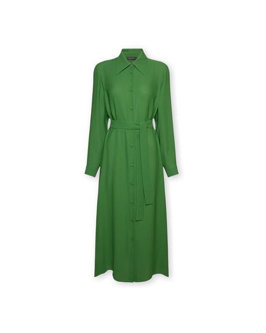 Elena Miro Green Shirt Dresses