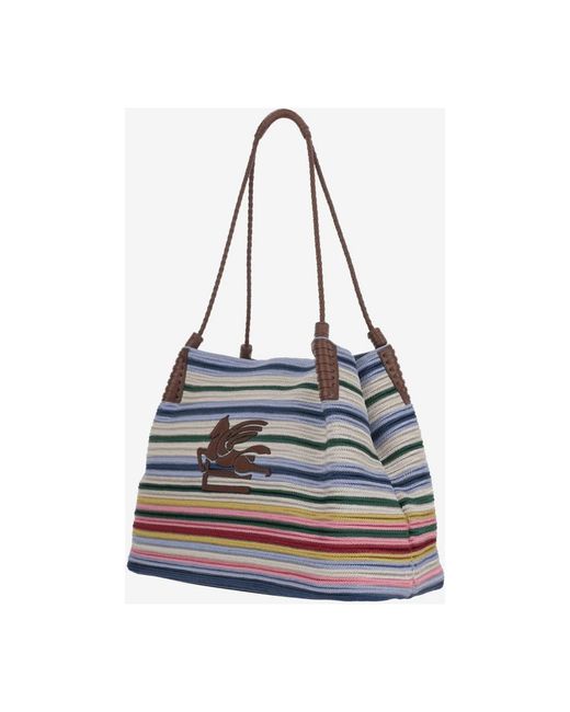 Etro Blue Shoulder Bags