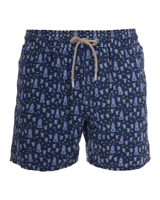 Mc2 Saint Barth Blue Beachwear for men