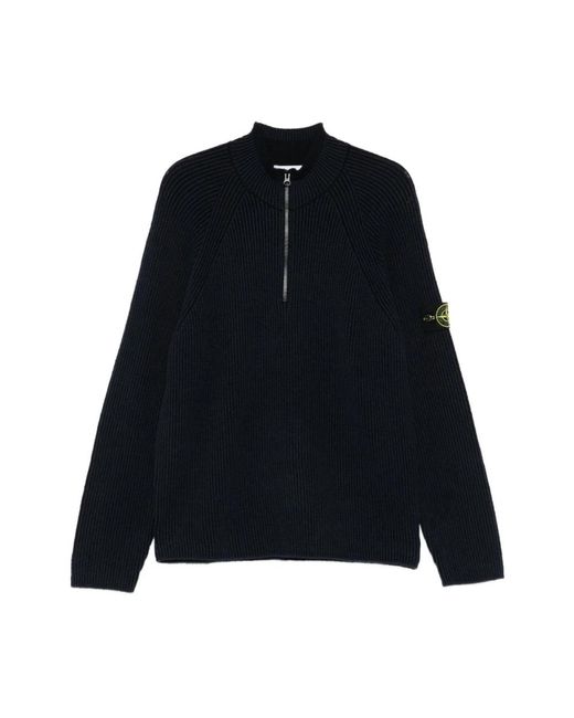 Turtlenecks Stone Island de hombre de color Black